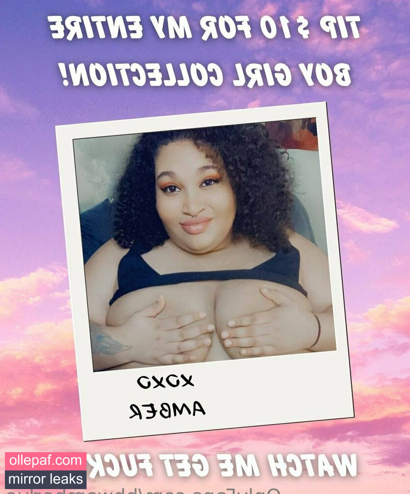 Latest Leaks bbwamberlve Nude #503 - Fapello