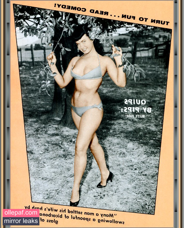 Latest Leaks Bettie Page Nude #214 - Fapello