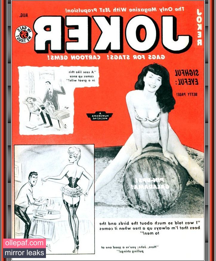 Latest Leaks Bettie Page Nude #223 - Fapello