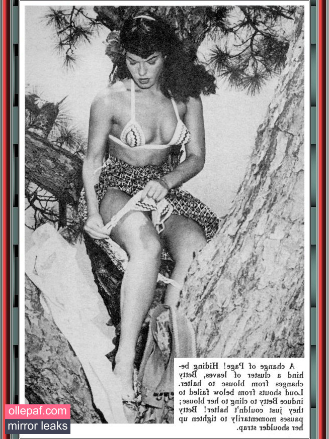 Latest Leaks Bettie Page Nude #403 - Fapello