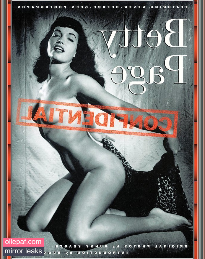 Latest Leaks Bettie Page Nude #428 - Fapello