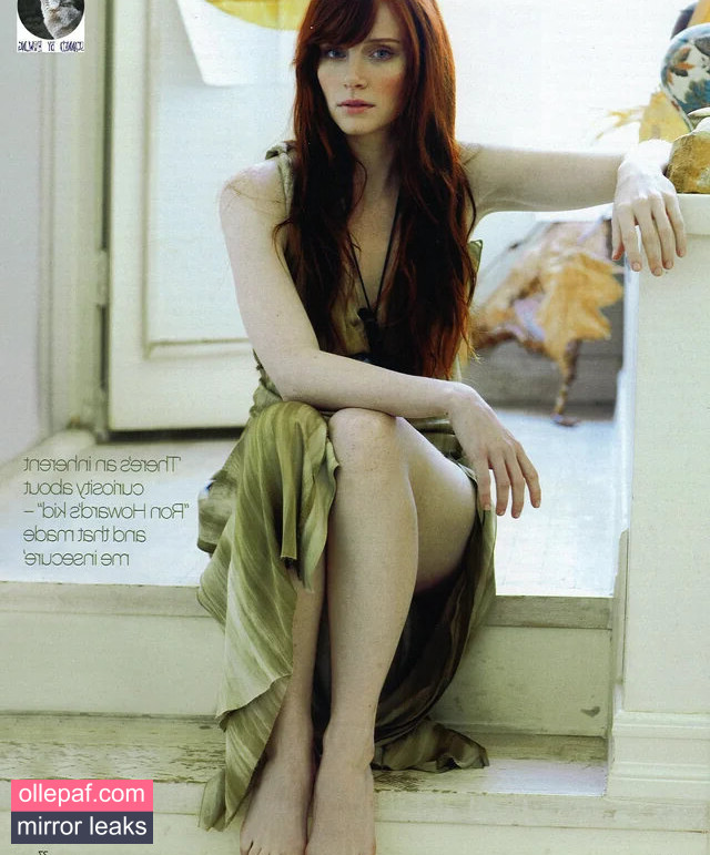 Latest Leaks Bryce Dallas Howard Nude #333 - Fapello