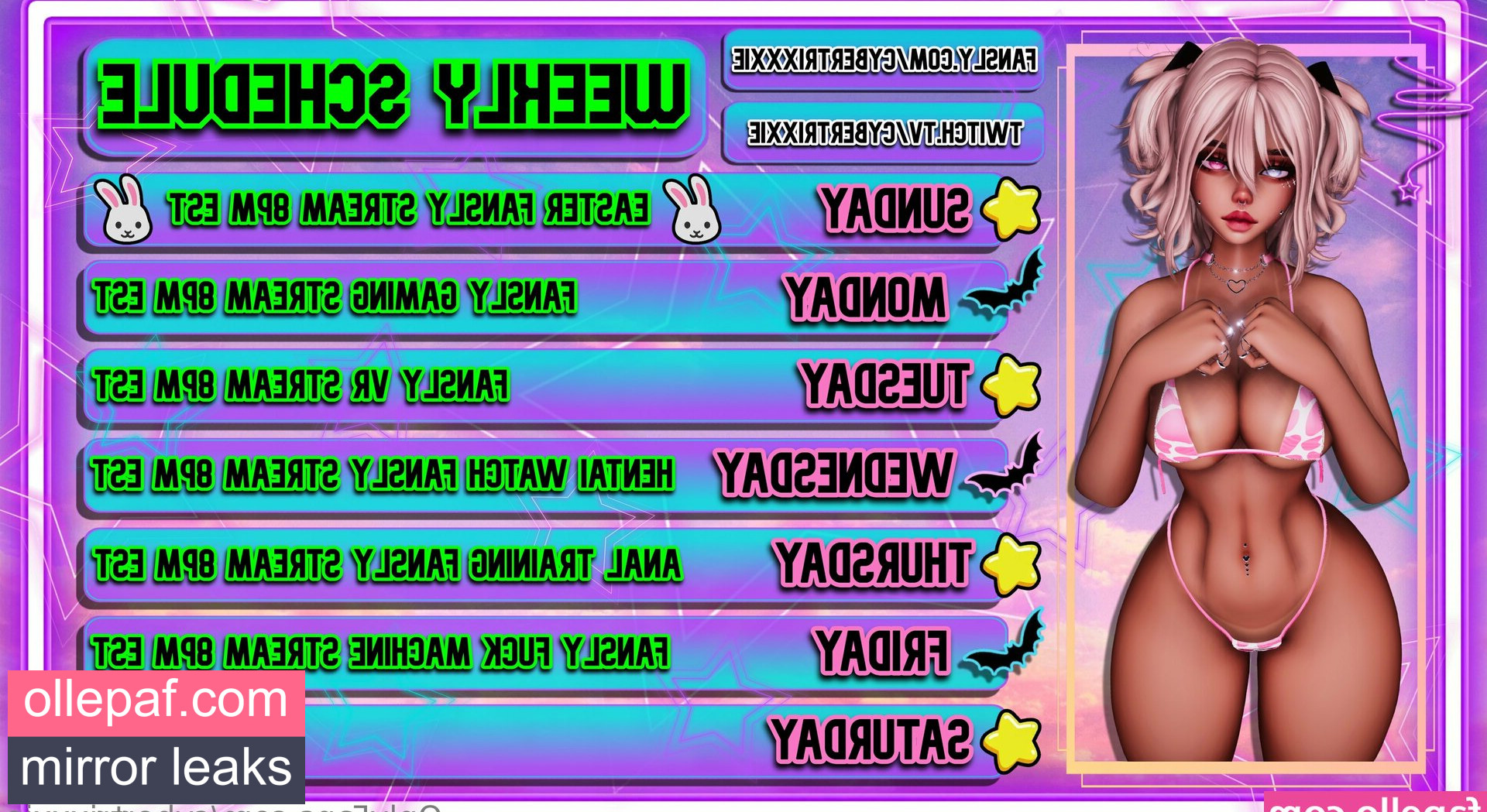 Latest Leaks cybertrixxxie Nude #6 - Fapello