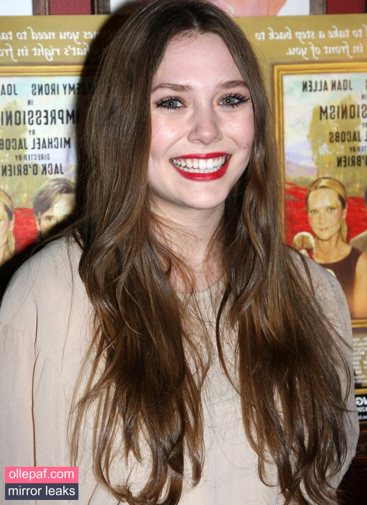 Latest Leaks Elizabeth Olsen Nude #1365 - Fapello