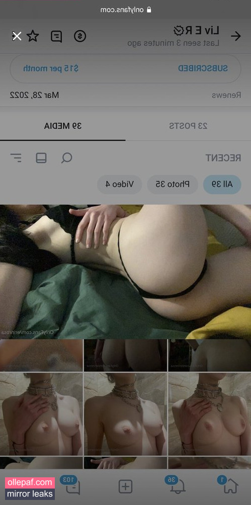 Latest Leaks erinrosa Nude #12 - Fapello