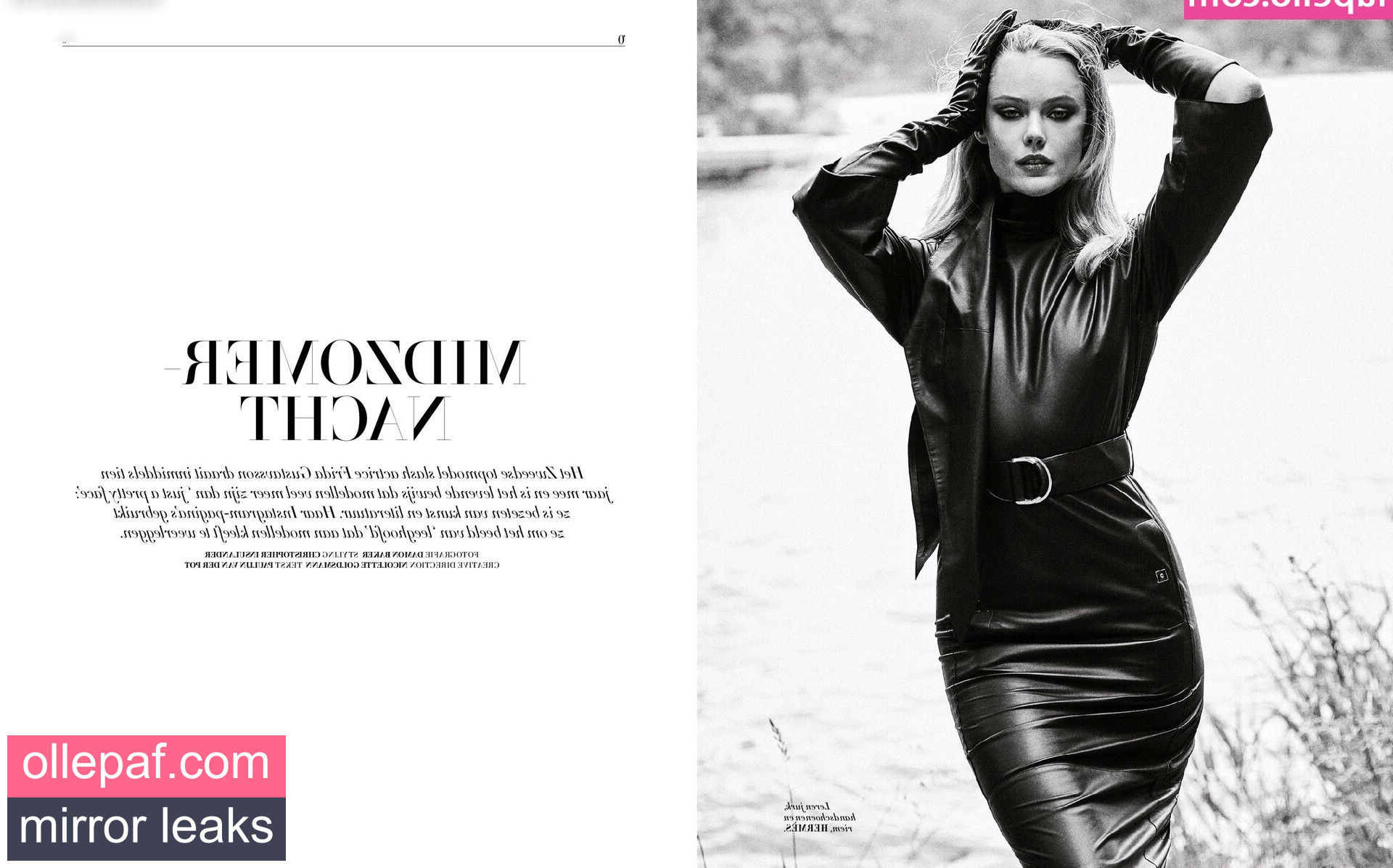 Latest Leaks Frida Gustavsson Nude #28 - Fapello