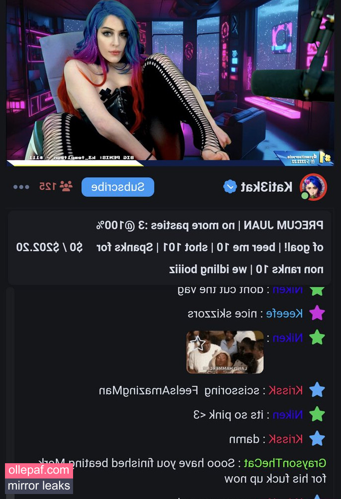 Latest Leaks Kati3Kat Nude #269 - Fapello