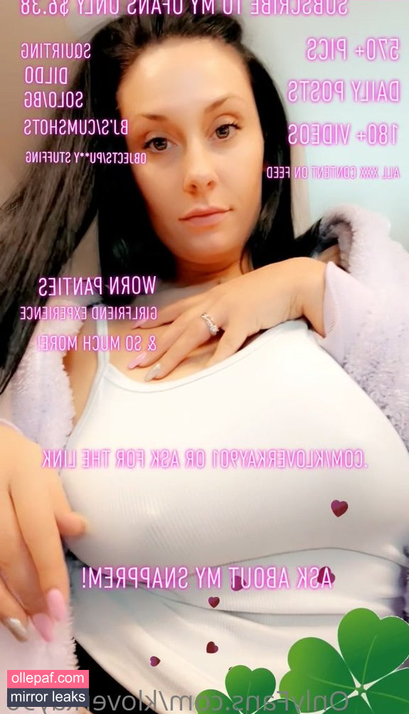 Latest Leaks Kloverkay90 Nude #229 - Fapello
