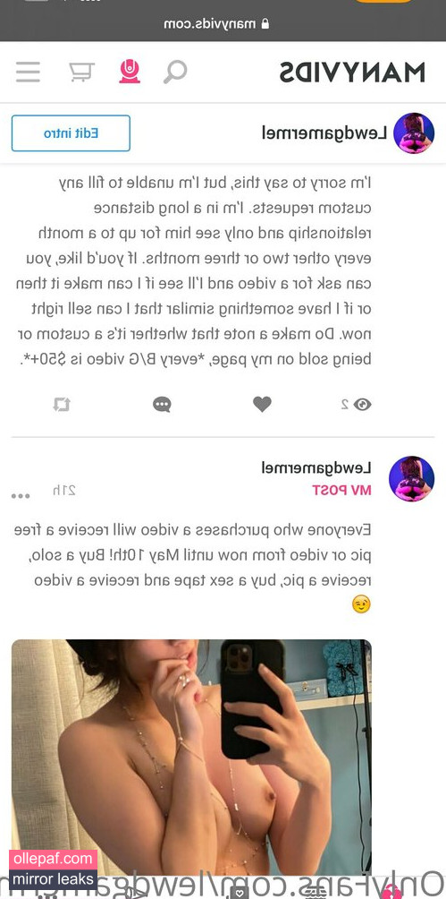 Latest Leaks lewdgamermel Nude #137 - Fapello