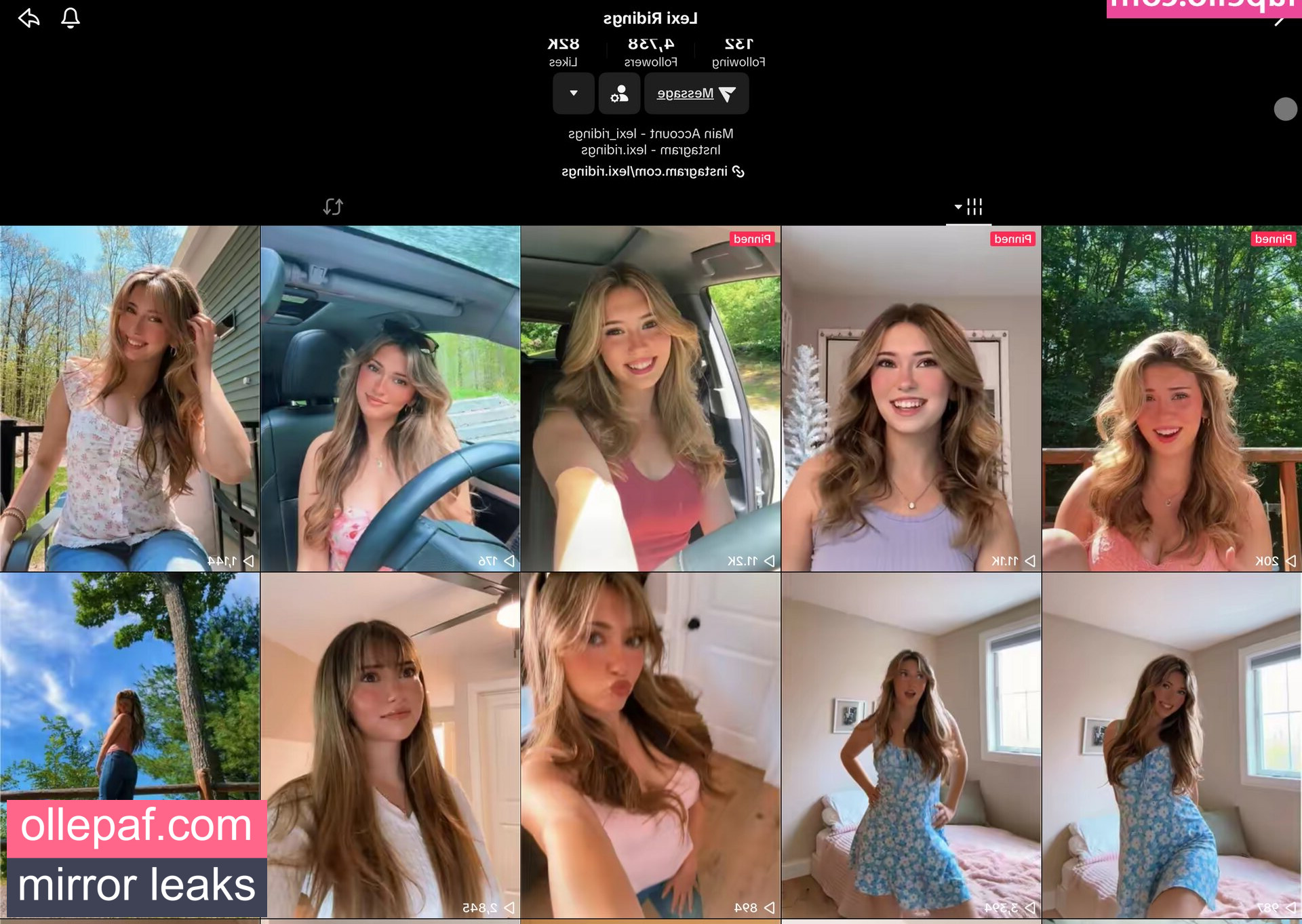 Latest Leaks LexiRidings Tiktok Nude #4 - Fapello