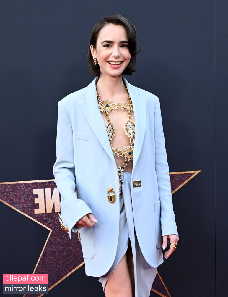 Latest Leaks Lily Collins Nude #564 - Fapello
