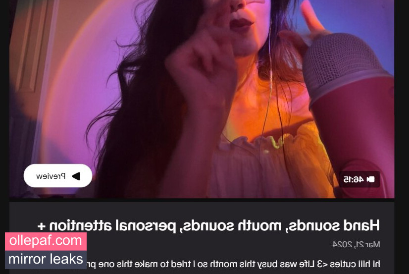Latest Leaks Lofiluvasmr Nude #2 - Fapello