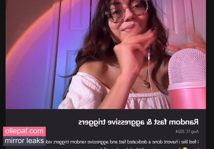 Latest Leaks Lofiluvasmr Nude #4 - Fapello