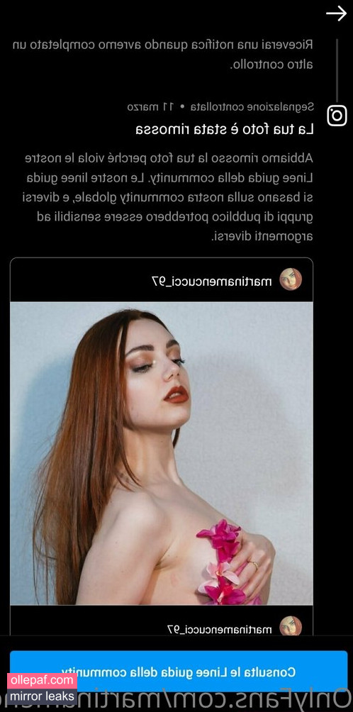 Latest Leaks martinamencucci Nude #156 - Fapello