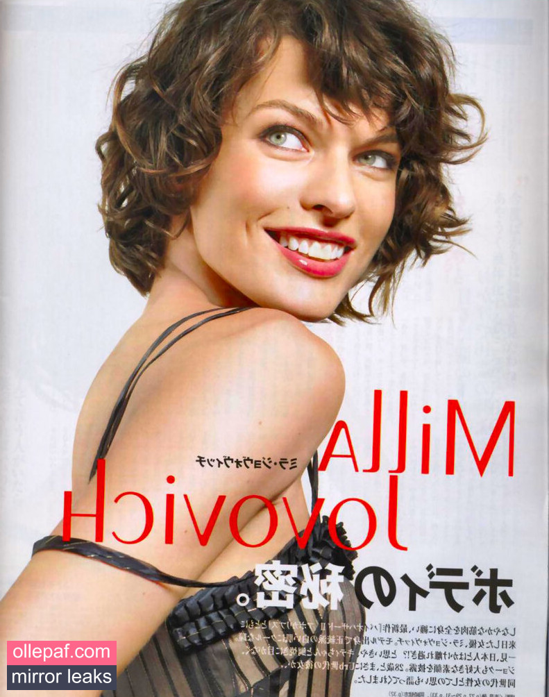 Latest Leaks Milla Jovovich Nude #348 - Fapello