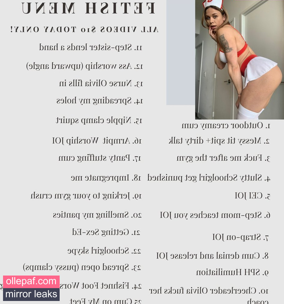 Latest Leaks Oliviauncovered Nude #338 - Fapello