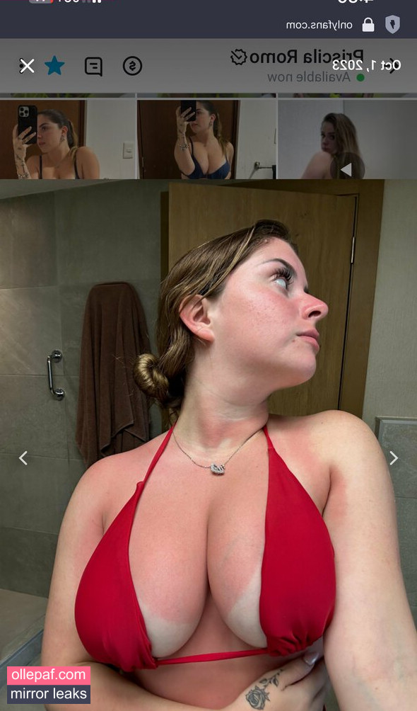 Latest Leaks priscilaromooo Nude #75 - Fapello