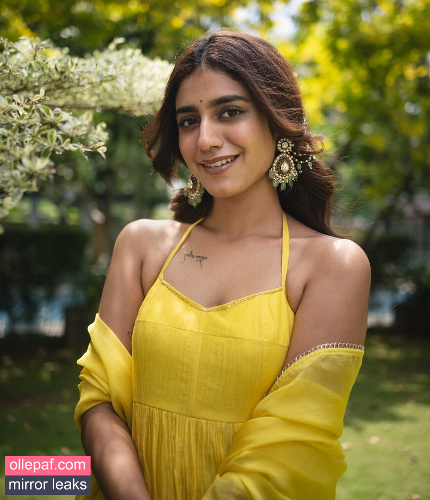 Latest Leaks Priya Prakash Varrier Nude #4 - Fapello