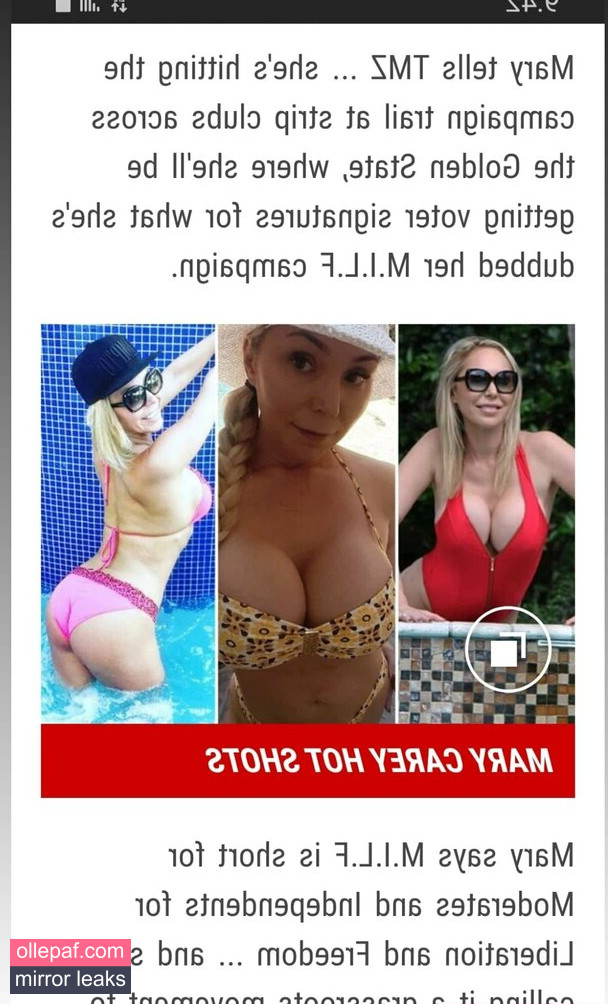 Latest Leaks realmarycarey Nude #184 - Fapello