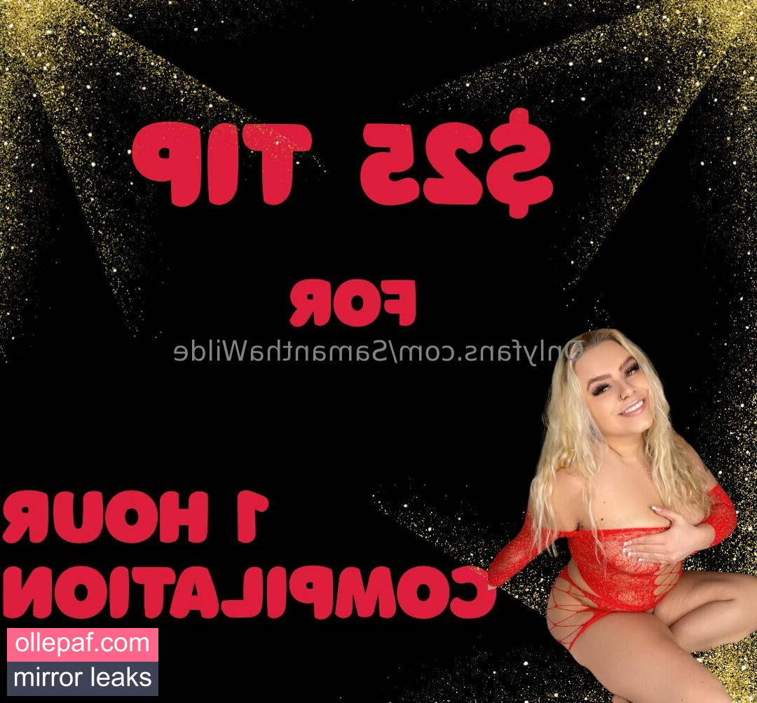 Latest Leaks samanthawilde Nude #30 - Fapello